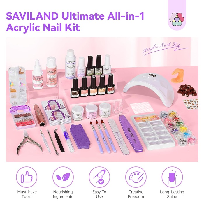 Saviland DIY Manicure Kit