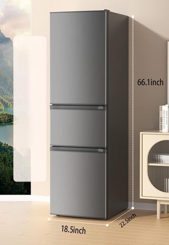 7.5 Cu ft 3 Door Compact Refrigerator review