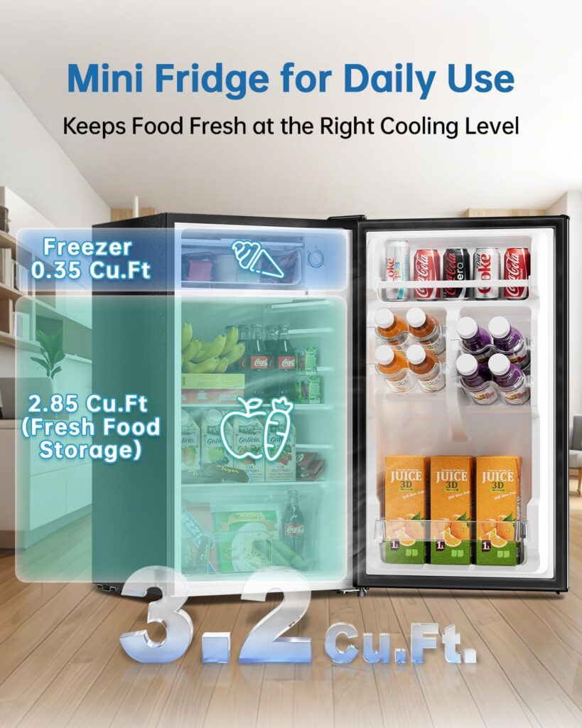 Frostorm Mini Fridge with Freezer review
