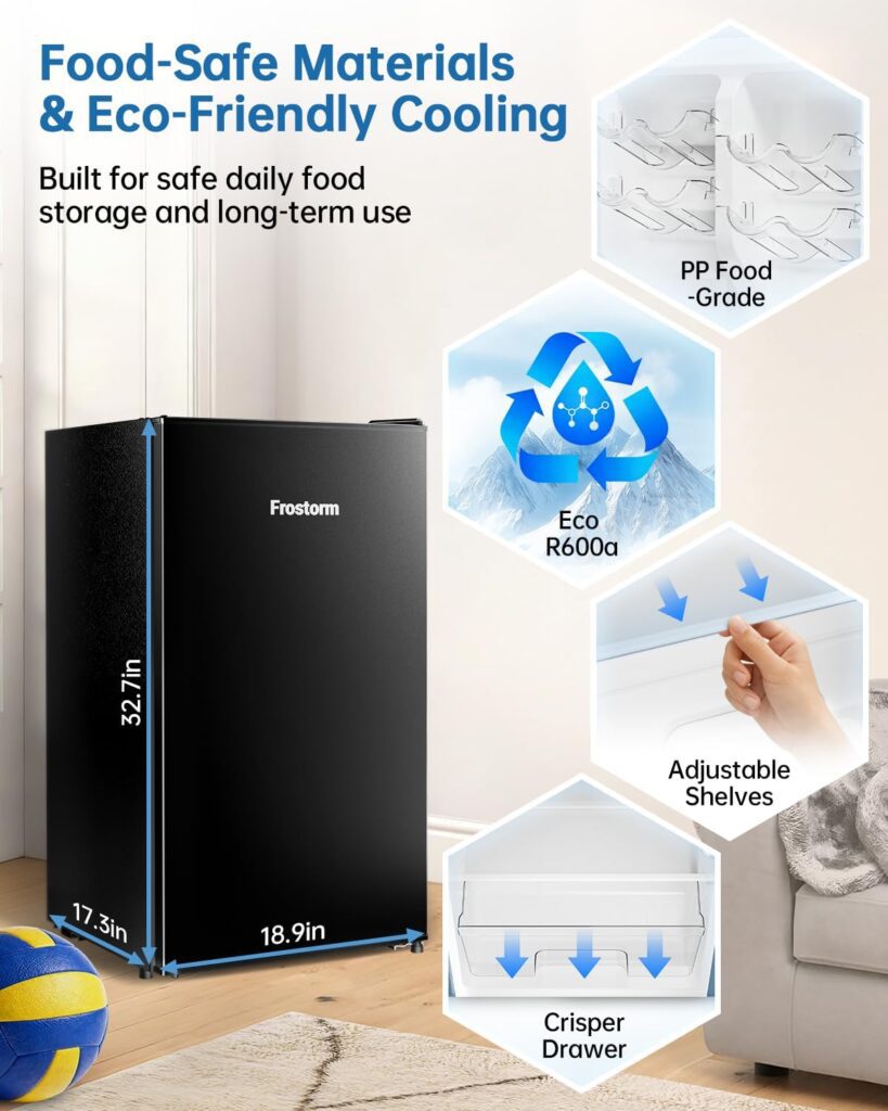 Frostorm Mini Fridge with Freezer review