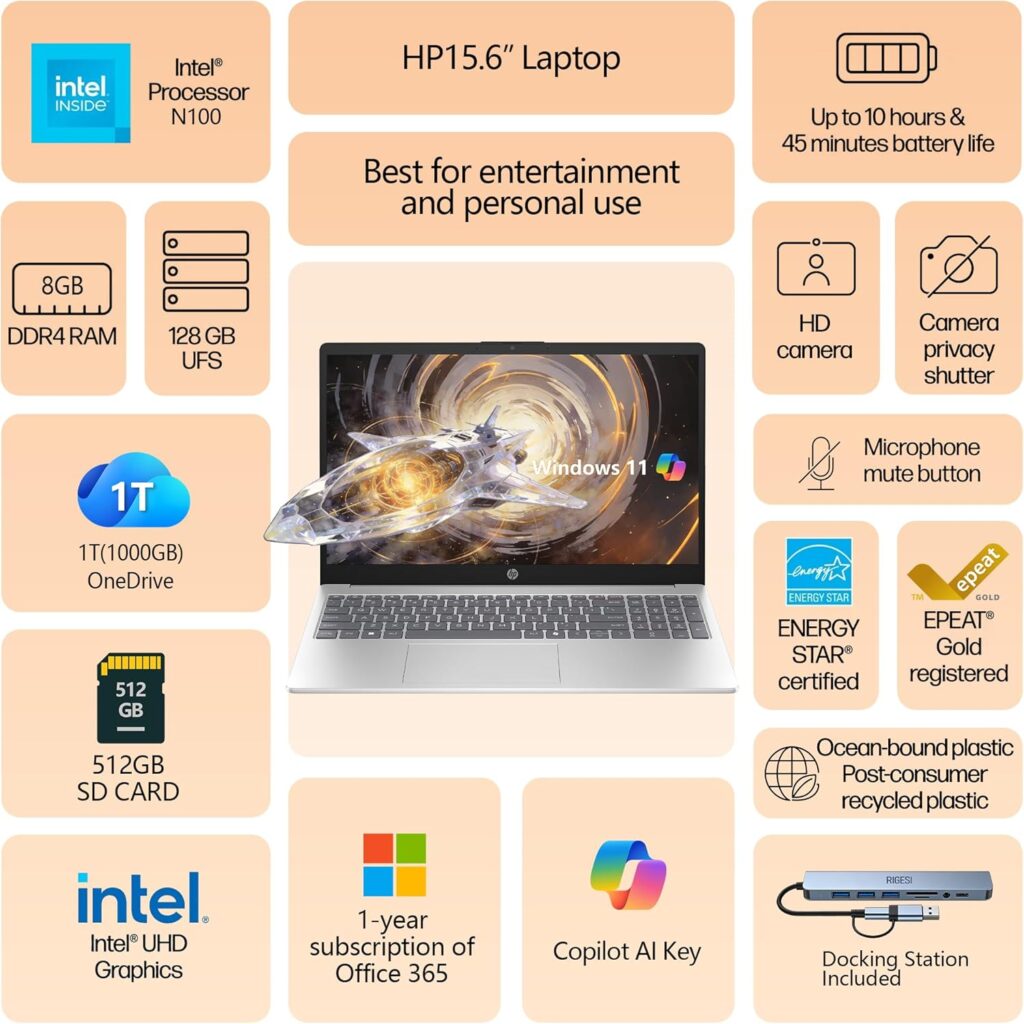 HP 15.6 Laptop Intel N100 Review