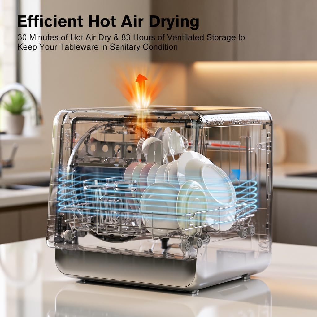 MOMOKOVA Portable Countertop Dishwasher Review