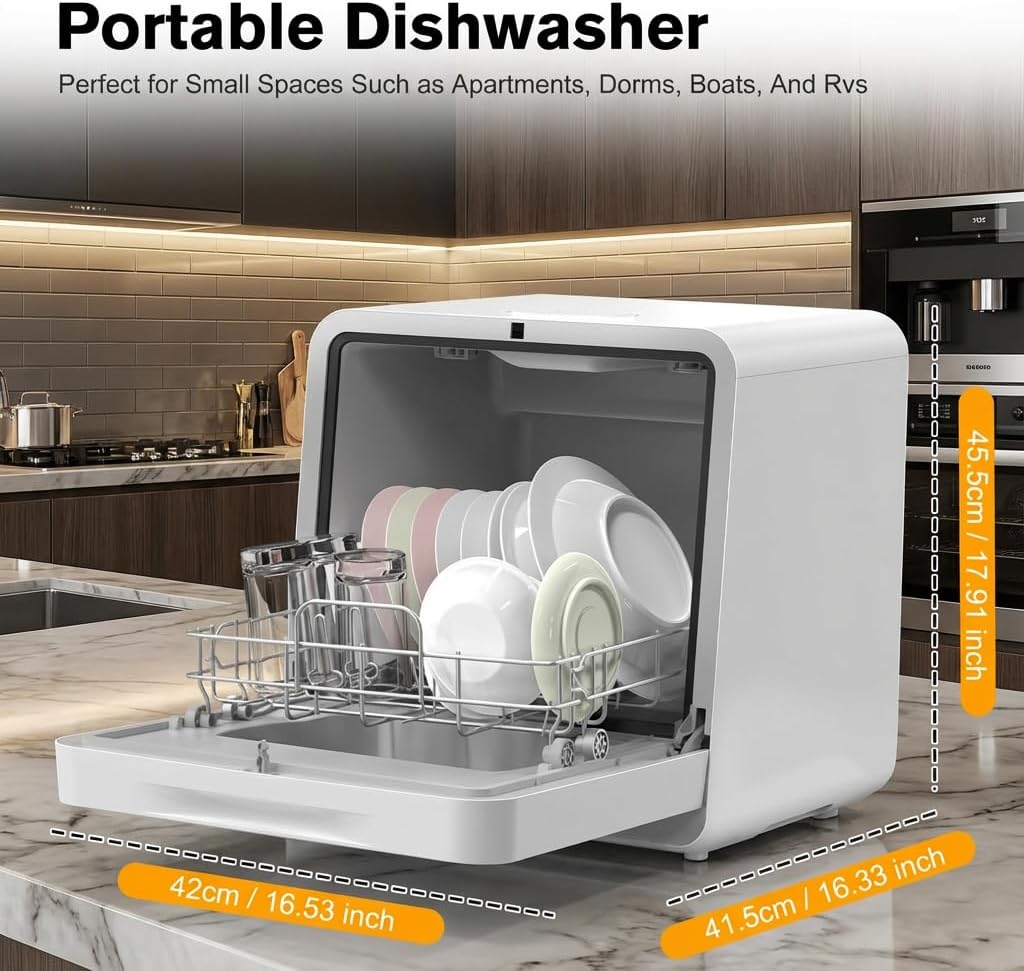 MOMOKOVA Portable Countertop Dishwasher Review