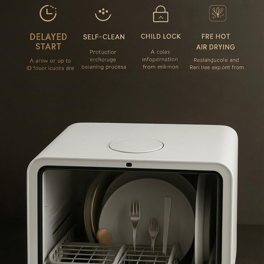 MOMOKOVA Portable Countertop Dishwasher Review