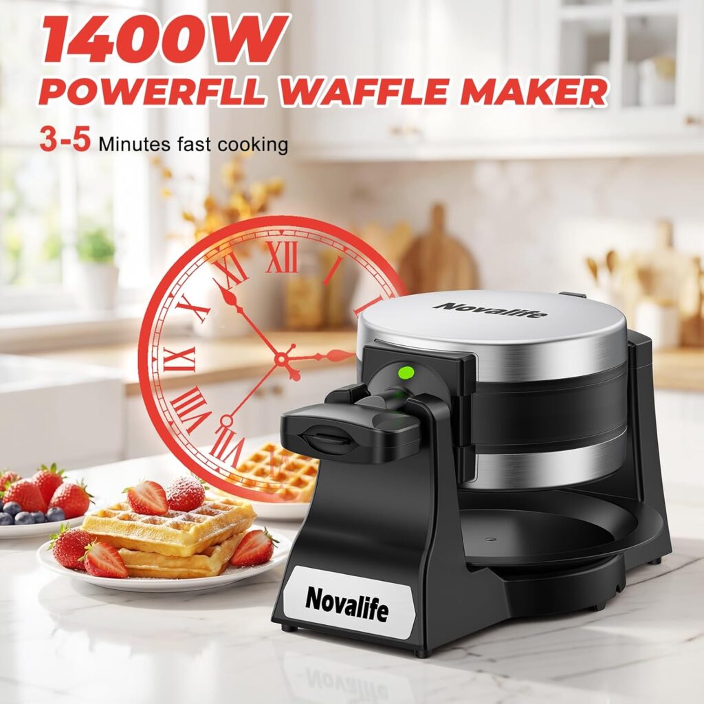 Novalife Double Belgian Waffle Maker Review