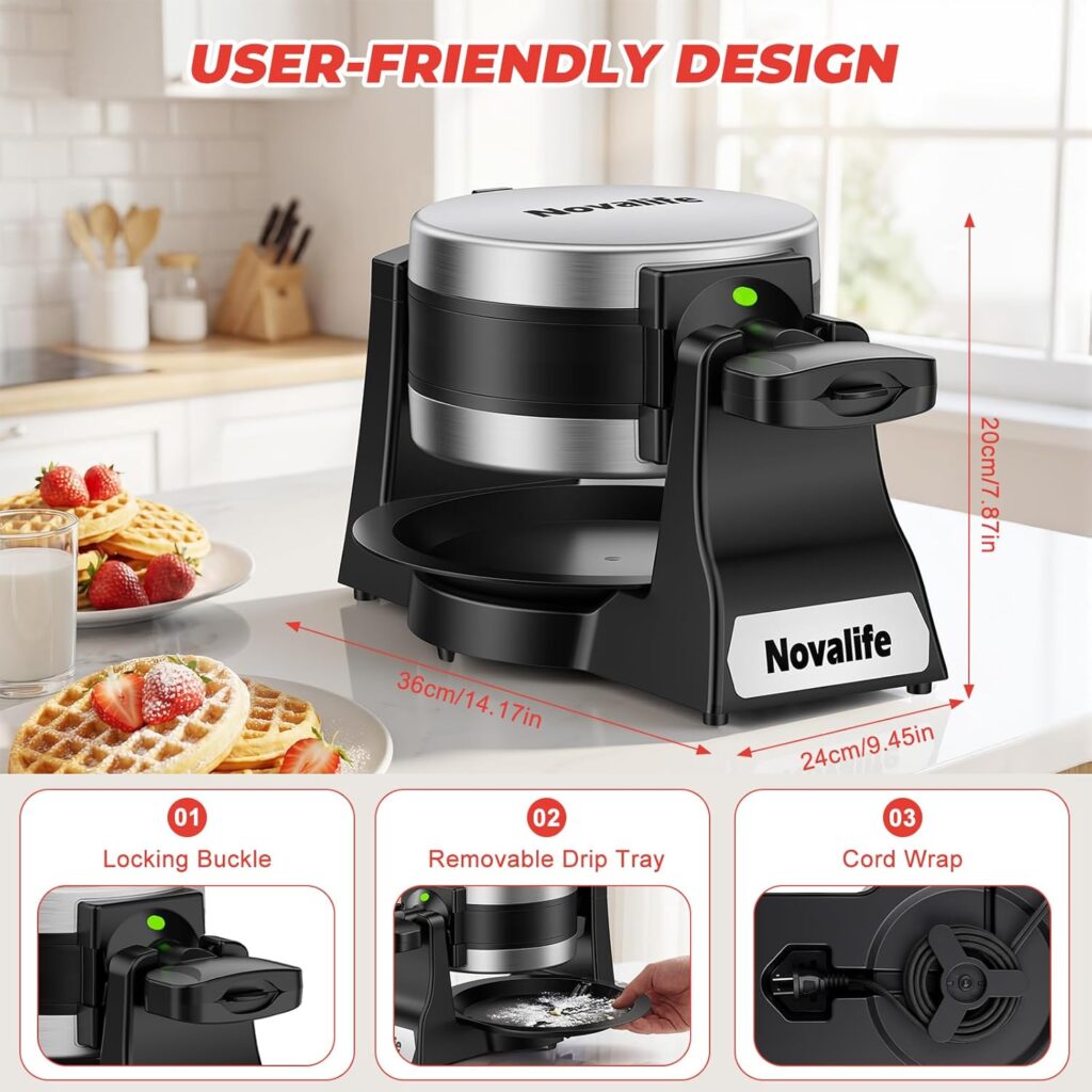 Novalife Double Belgian Waffle Maker Review